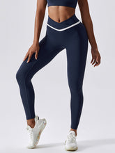 Air Cloud Kontrast-Trainings-Yoga-Leggings